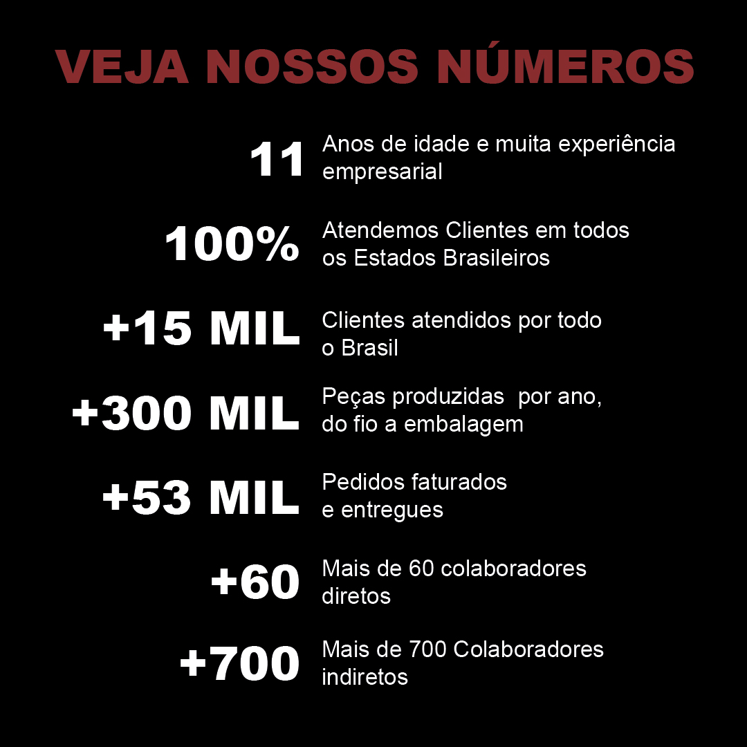 IZ TÊXTIL NOSSOS NÚMEROS ATÉ 2026