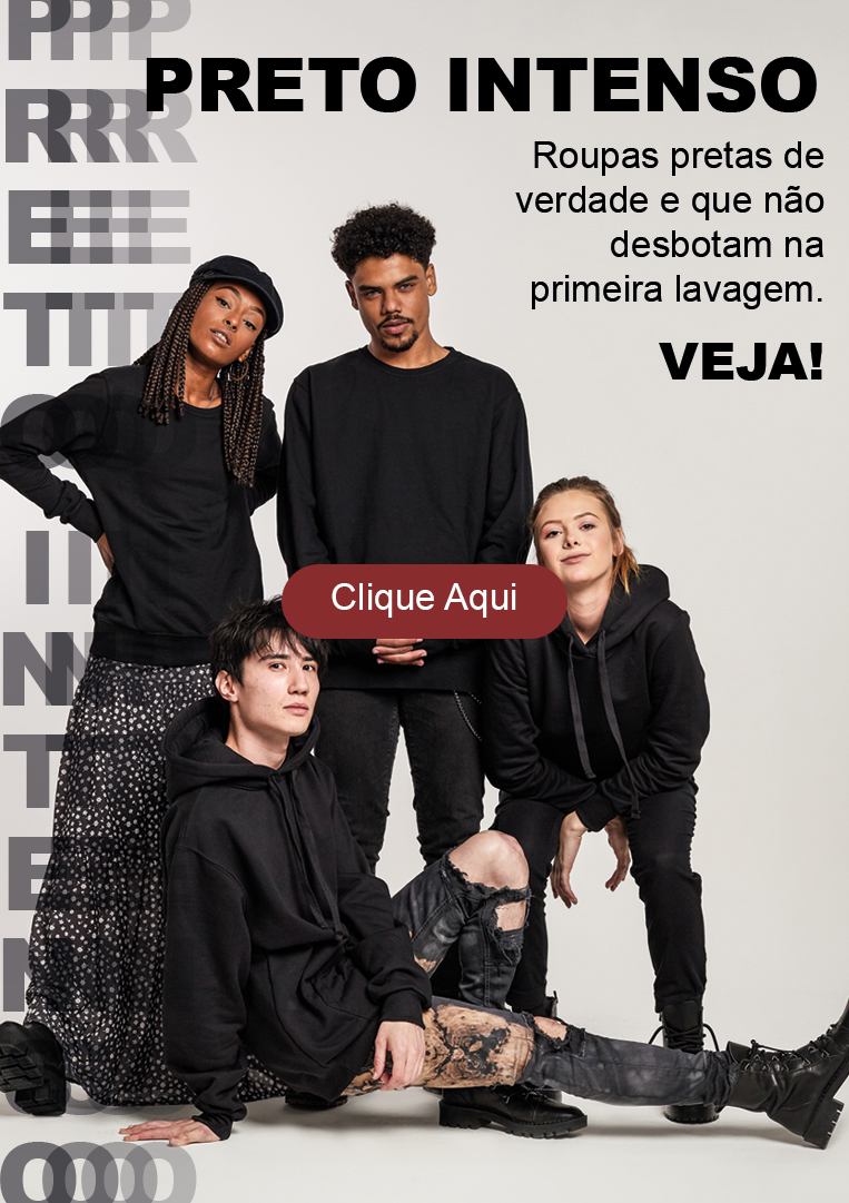 ROUPAS PRETO INTENSO IZ TÊXTIL ATACADO PEÇAS LISAS