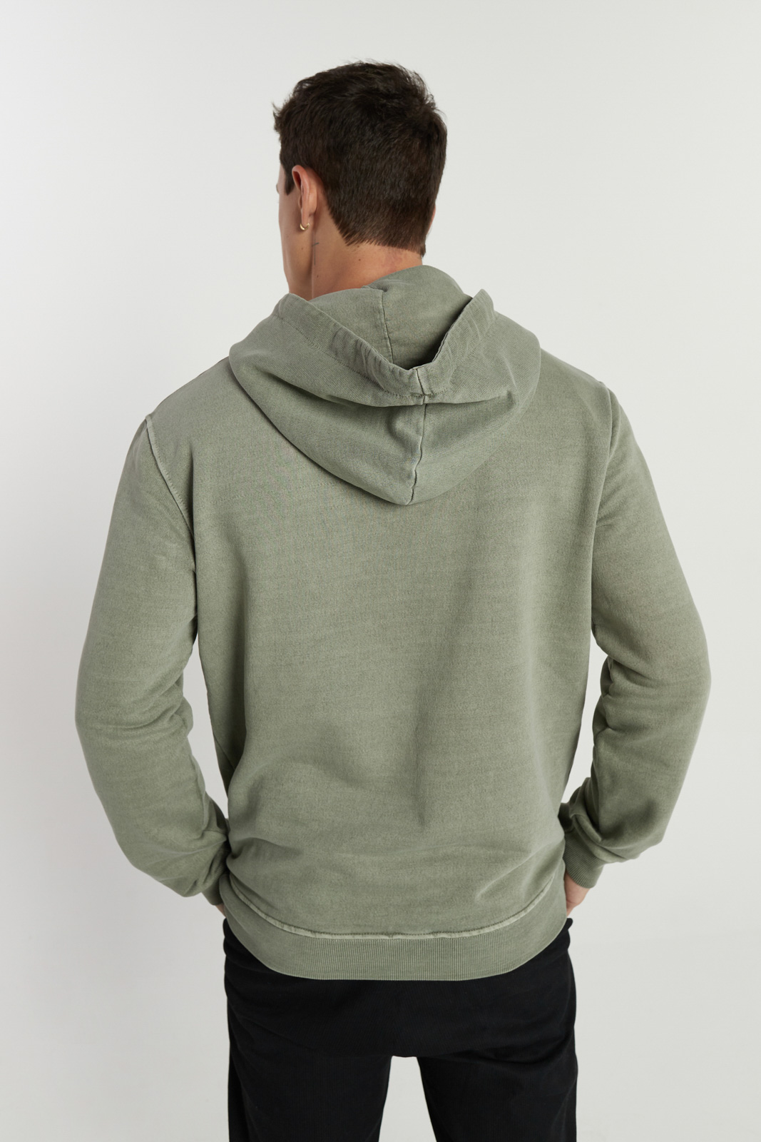 gap olive green moletom com capuz