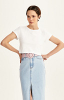 CROPPED LISO DE ALGODÃO SUSTENTÁVEL PREMIUM FEMININO
