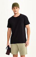 Camiseta Lisa de Algodão Nacional Masculina