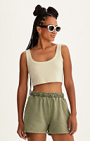 CROPPED REGATA DE RIBANA ESTONADO LISO PREMIUM FEMININO