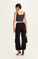 CROPPED REGATA DE RIBANA ESTONADO LISO PREMIUM FEMININO