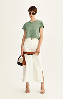 CROPPED ESTONADO LISO FEMININO PREMIUM - PROMO