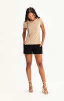 CAMISETA BABY LOOK LISA DE ALGODÃO SUSTENTÁVEL PREMIUM FEMININA