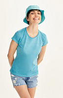 CAMISETA BABY LOOK ESTONADA LISA PREMIUM FEMININA