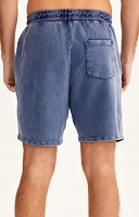 BERMUDA DE MOLETOM MARMORIZADA LISA PREMIUM MASCULINA