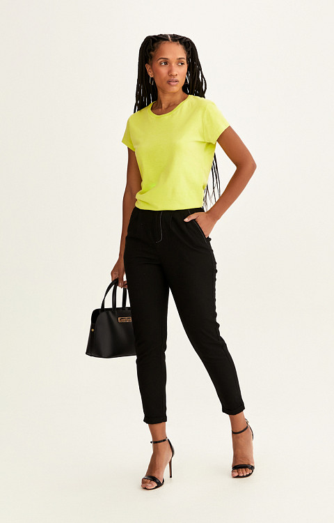 CAMISETA BABY LOOK NEON ESTONADA LISA FEMININA PREMIUM