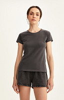 CAMISETA BABY LOOK ESTONADA LISA PREMIUM FEMININA