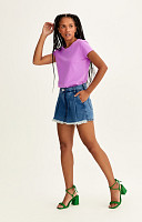 CAMISETA BABY LOOK NEON ESTONADA LISA FEMININA PREMIUM