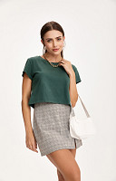 CROPPED LISO DE ALGODÃO FEMININO PREMIUM - PROMO