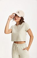 CROPPED ESTONADO LISO PREMIUM FEMININO