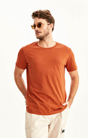 Camiseta Lisa de Algodão Nacional Masculina