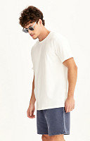 Camiseta Lisa de Algodão Sustentável Premium Masculina