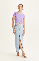 CAMISETA BABY LOOK ESTONADA LISA PREMIUM FEMININA