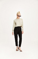 CROPPED ESTONADO LISO MANGA LONGA FEMININO PREMIUM