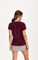CAMISETA BABY LOOK LISA DE ALGODÃO SUSTENTÁVEL PREMIUM FEMININA