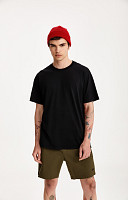 Camiseta Oversized Lisa de Algodão Sustentável Premium Masculina