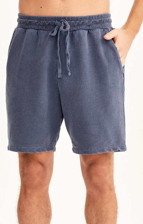 Bermuda de Moletom Masculina Estonada de Algodão Premium