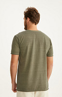 Camiseta Estonada Lisa Gola Canoa Premium Masculina