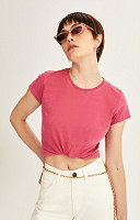 CAMISETA BABY LOOK ESTONADA LISA PREMIUM FEMININA