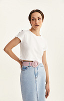 CROPPED LISO DE ALGODÃO SUSTENTÁVEL PREMIUM FEMININO