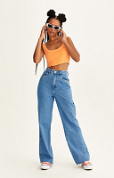 CROPPED REGATA DE RIBANA ESTONADO LISO PREMIUM FEMININO