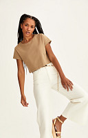 CROPPED LISO DE ALGODÃO FEMININO PREMIUM - PROMO