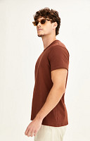 Camiseta Lisa de Algodão Nacional Masculina