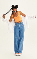 CROPPED REGATA DE RIBANA ESTONADO LISO PREMIUM FEMININO