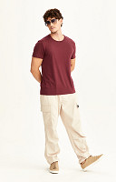 Camiseta Lisa de Algodão Nacional Masculina