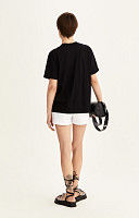 CAMISETA OVERSIZED LISA DE ALGODÃO SUSTENTÁVEL PREMIUM FEMININA
