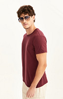 Camiseta Lisa de Algodão Nacional Masculina
