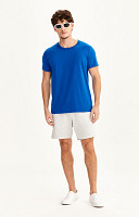Camiseta Lisa de Algodão Nacional Masculina