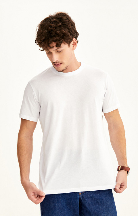 CAMISETA LISA DE ALGODÃO PIMA SOFT MASCULINA