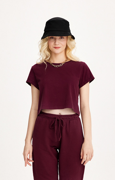 CROPPED LISO DE ALGODÃO SUSTENTÁVEL PREMIUM FEMININO