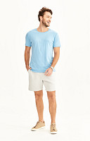 Camiseta Lisa de Algodão Nacional Masculina