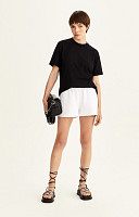 CAMISETA OVERSIZED LISA DE ALGODÃO SUSTENTÁVEL PREMIUM FEMININA