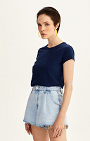 CAMISETA BABY LOOK LISA DE ALGODÃO SUSTENTÁVEL PREMIUM FEMININA