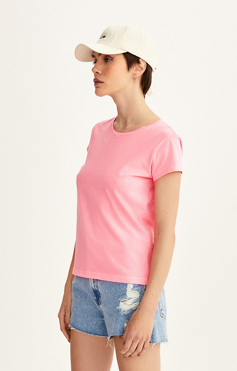CAMISETA BABY LOOK NEON ESTONADA LISA FEMININA PREMIUM