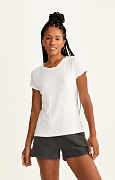 CAMISETA BABY LOOK LISA DE ALGODÃO SUSTENTÁVEL PREMIUM FEMININA