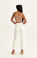 CROPPED REGATA DE RIBANA ESTONADO LISO PREMIUM FEMININO