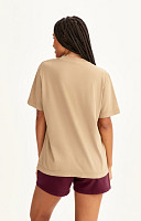 CAMISETA OVERSIZED LISA DE ALGODÃO SUSTENTÁVEL PREMIUM FEMININA