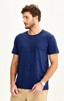 Camiseta Lisa de Algodão Nacional Masculina