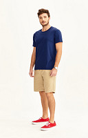Camiseta Lisa de Algodão Nacional Masculina