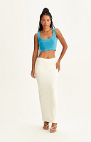 CROPPED REGATA DE RIBANA ESTONADO LISO PREMIUM FEMININO