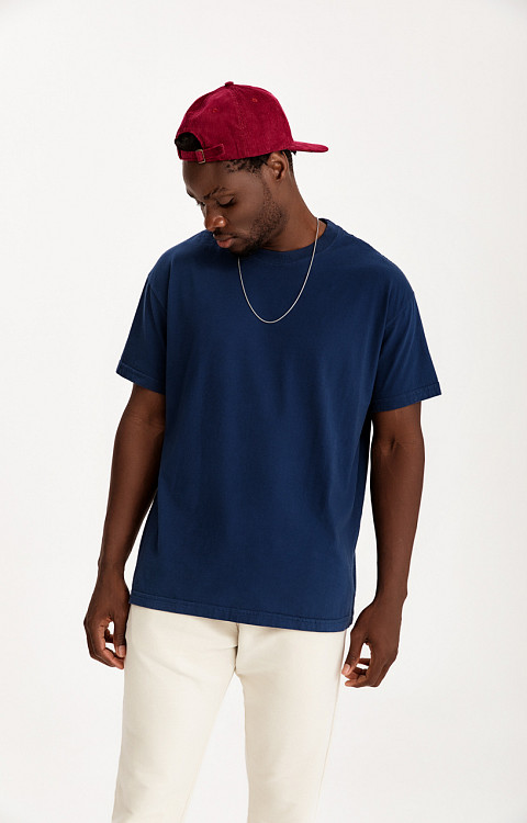 CAMISETA OVERSIZED LISA DE ALGODÃO MASCULINA PREMIUM - PROMO