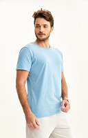 Camiseta Lisa de Algodão Nacional Masculina