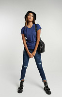 CAMISETA BABY LOOK LISA DE ALGODÃO FEMININA PREMIUM - PROMO