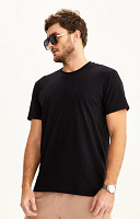 Camiseta Lisa de Algodão Pima Premium Masculina